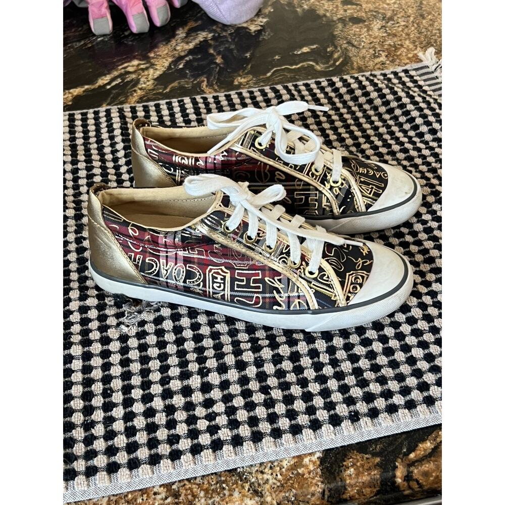 Coach Barrett Poppy Women’s Casual Sneaker Shoes Sz 7 B Adorable
